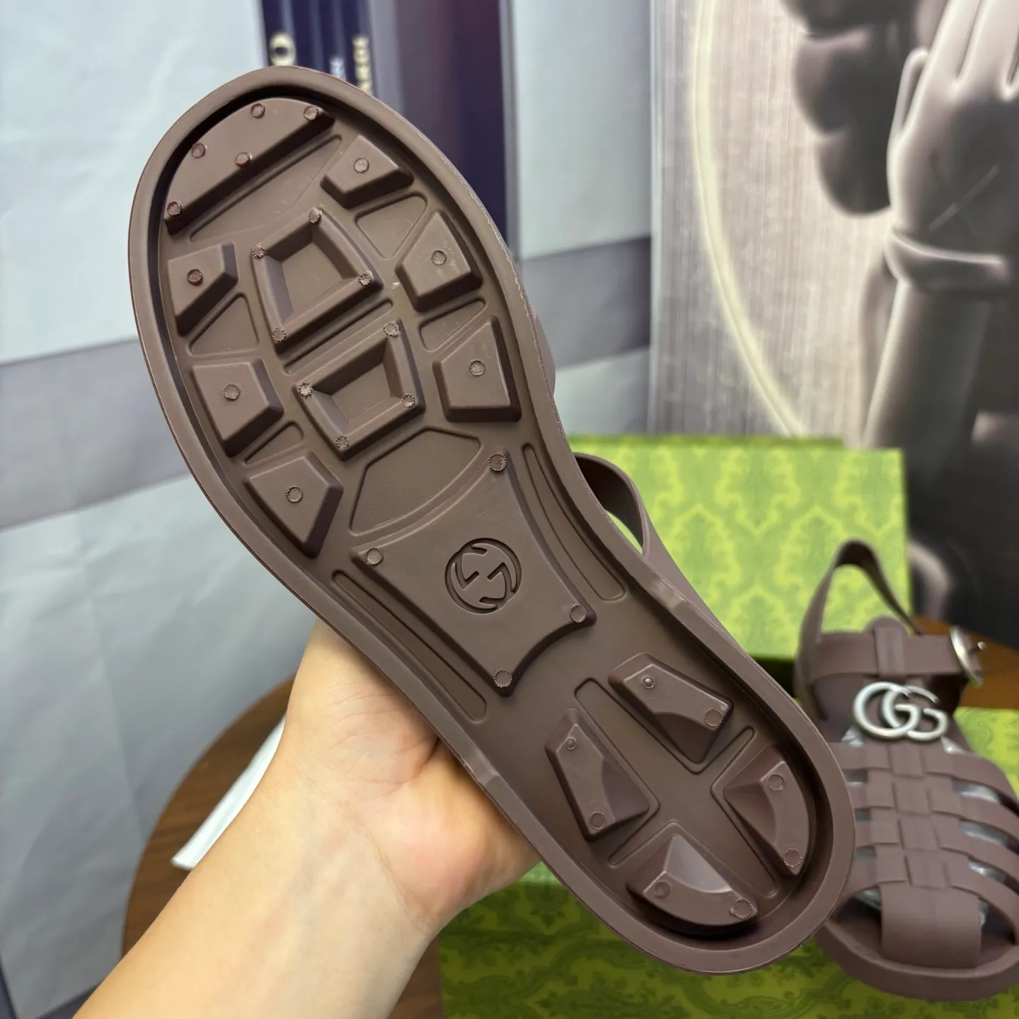 Men's shoes 260💰 [Gucci] Counter quality, top-quality original goods, real photos! Original TPU material, fine workmanship, comfortable; genuine 1:1 replica Size: 36 ~ 46